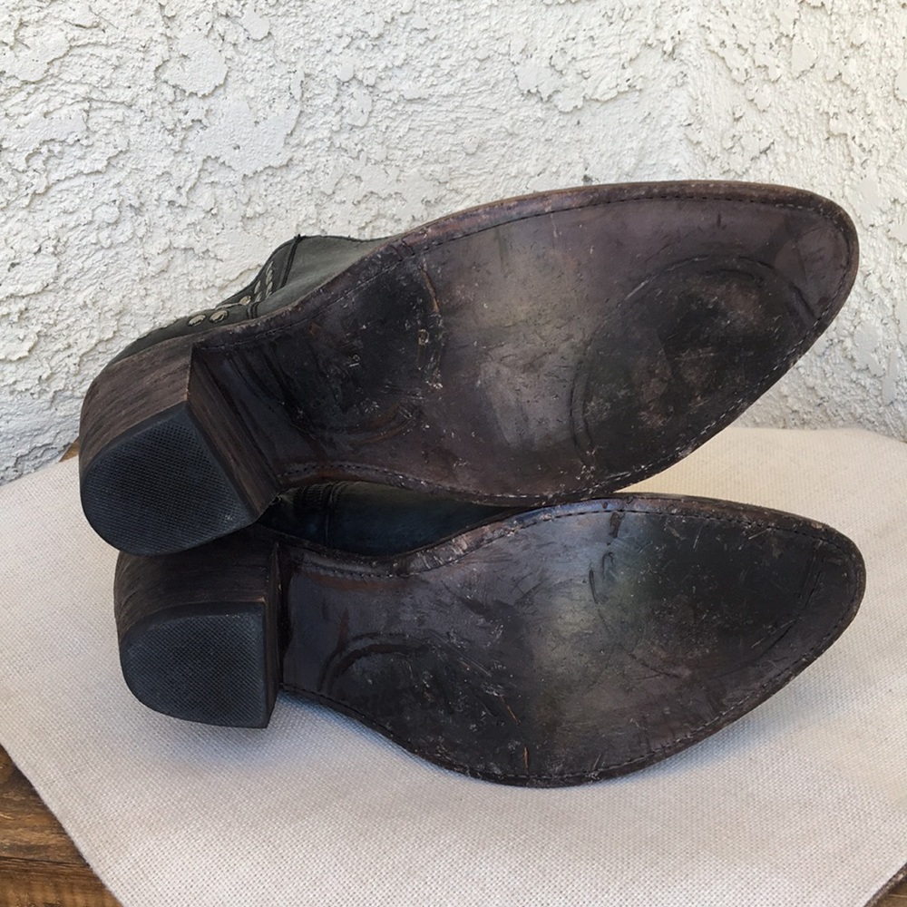 Liberty Black Boots LB71236 Distressed Leather 10 - Picture 8 of 16